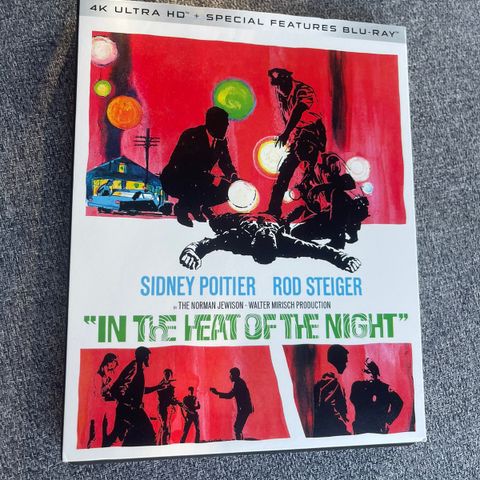 In the Heat of the Night (4K blu-ray) film noir klassiker, Kino Lorber