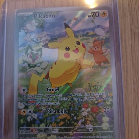 Pikachu promo