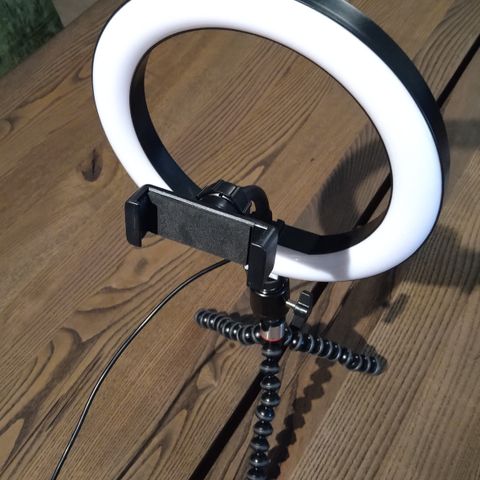 Fotolampe (og stativ) + Joby Gorillapod