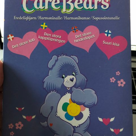 (DVD) Care Bears Det store hinderløpet (1986) Norsk tale