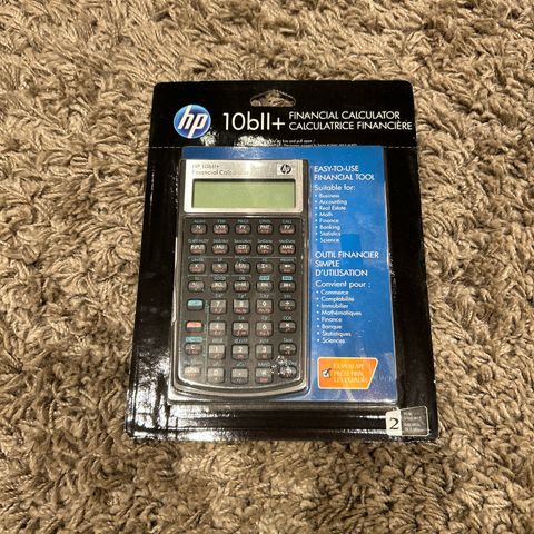 HP 10bll+  Financial Calculator