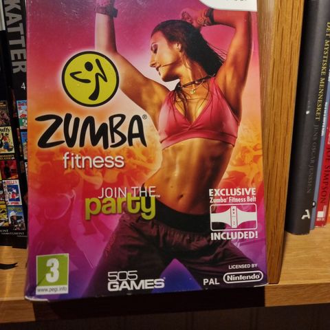 Wii Zumba Fitness med Zumba fitness belt