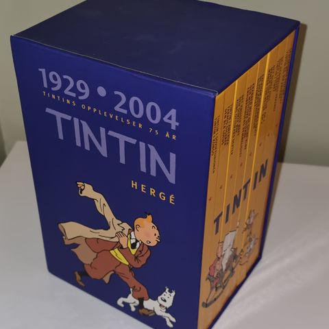 Tintin - norsk bokssett Egmont