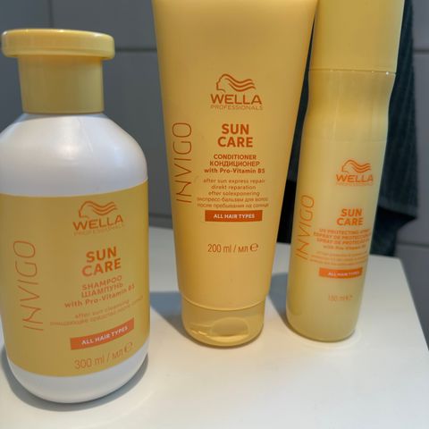 Wella suncare hårpleieserie