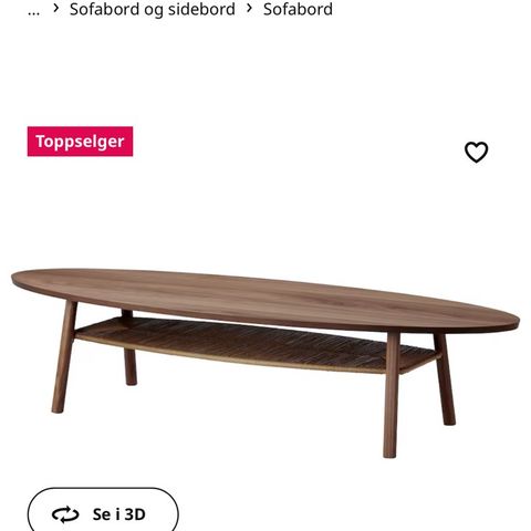 Ikea stockholm salongbord