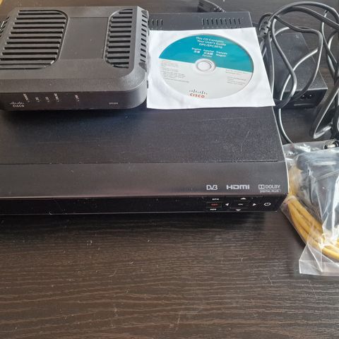 Canal Digital dekoder og Cisco modem