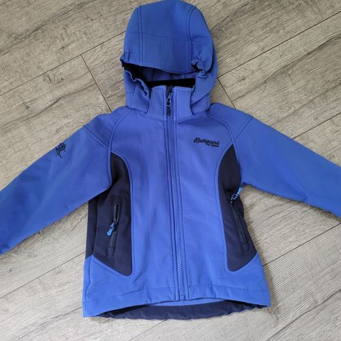 Bergans softshell jakke str 98