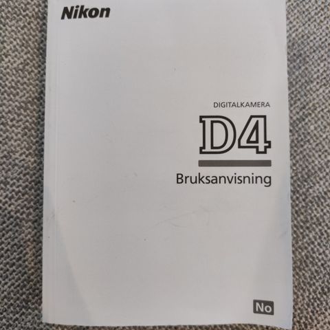 Nikon D4 bruksanvisning