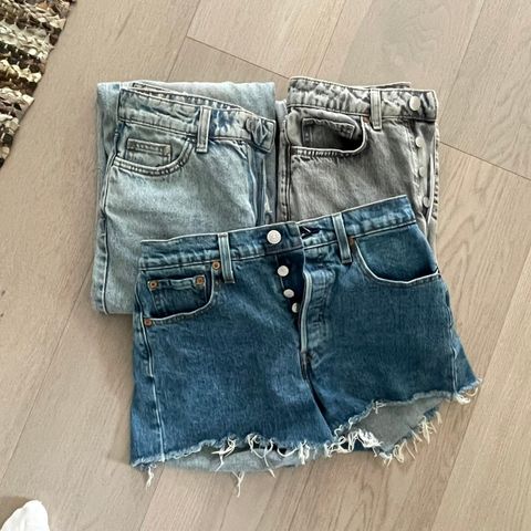 Klespakke: Jeans og Levis shorts