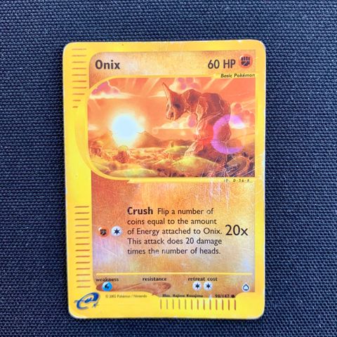 Onix (Reverse Holo) - Aquapolis