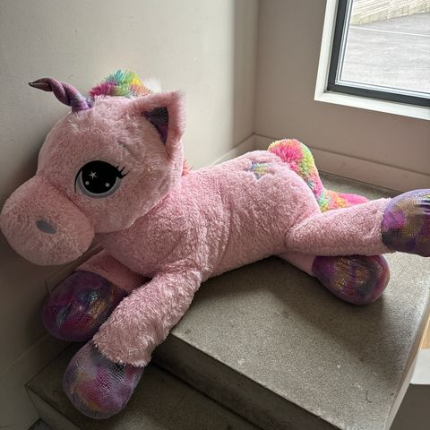 Gigantisk enhjørning / unicorn bamse🦄