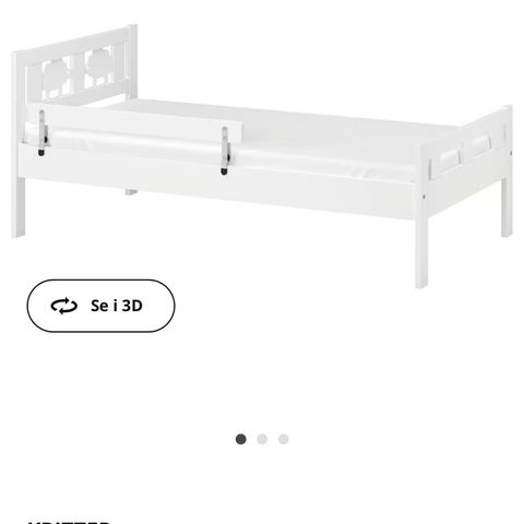 IKEA KRITTER BARNESENG MED SENGEHEST