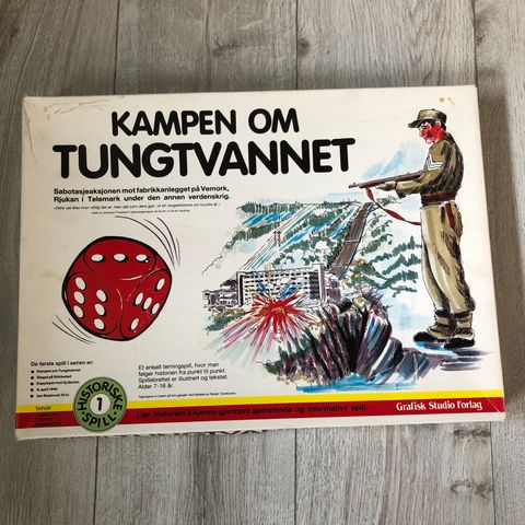 Kampen om tungtvannet - brettspill