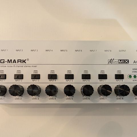 Passive Lyd Mixer G-MARK Mix8