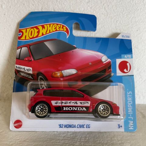 HOT WHEELS `92 HONDA CIVIC EG