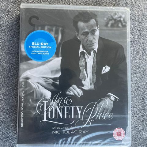 In a Lonely Place (blu-ray) Criterion, film noir klassiker, Humphrey Bogart