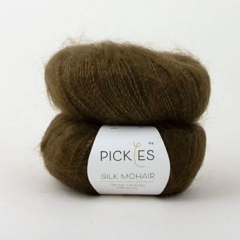 Ønskes kjøpt! Pickles silk mohair Bregne (Brunlig mosegrønn)