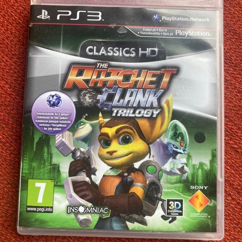 Ratchet & Clank Trilogy Classics HD - PS3