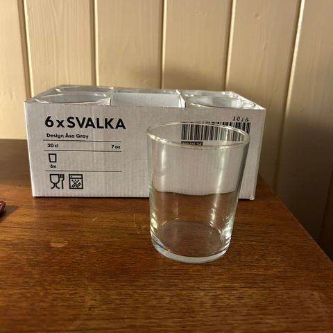 30 stk SVALKA vannglass