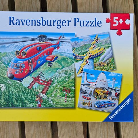 Ravensburger puslespill fly - 3x49 brikker