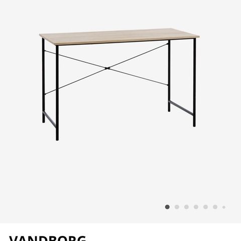 Vandborg skrivebord