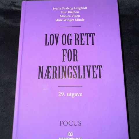 Lov og rett for næringslivet