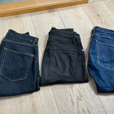 Selger 3 fint brukte Snake jeans fra Lager 157, Str XL