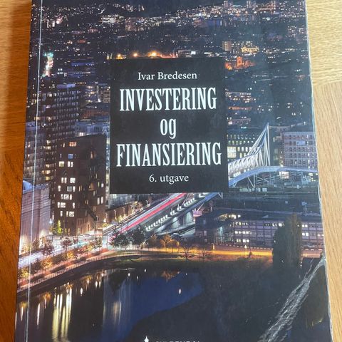 Investering og finansiering