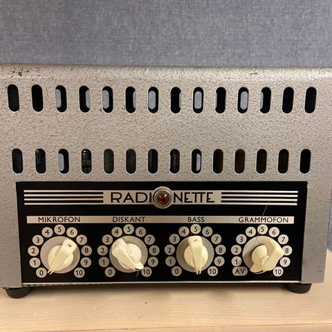 Radionette K1, vintage rørforsterker