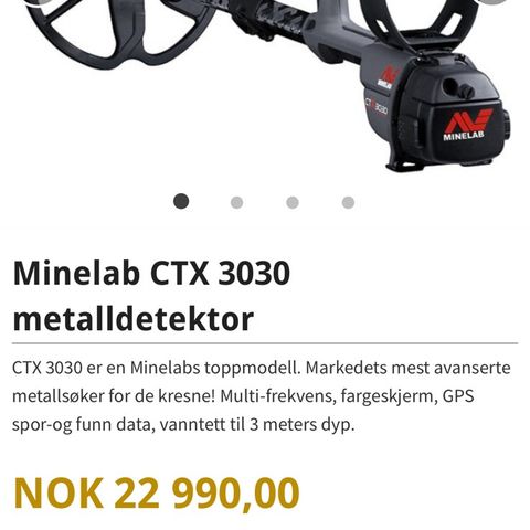 Metalldetektor Minelab CTX 3030