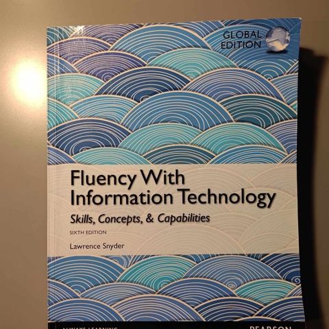 Fluency with information technology