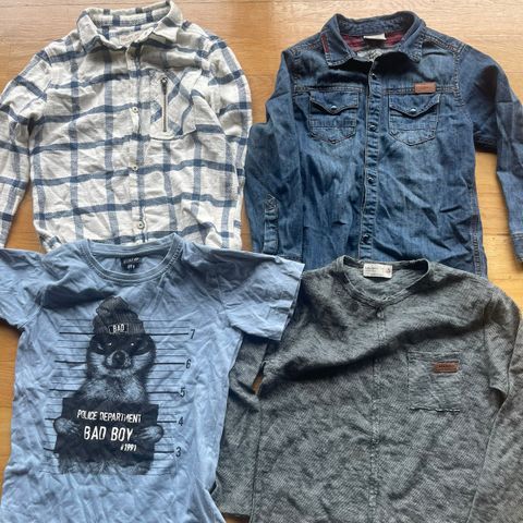 Klespakke str 116. Levis, Bergans, Zara, Adidas, Devold