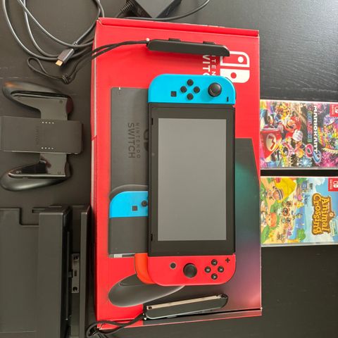 Pent og lite brukt Nintendo Switch