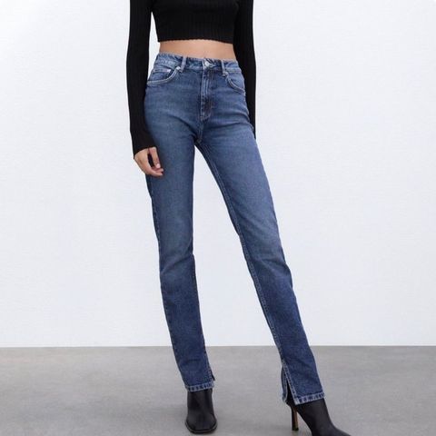 Zara jeans med split