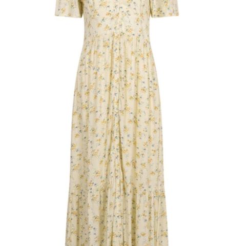 Camilla Phil Sia dress. Yellow Lily flower, str xl