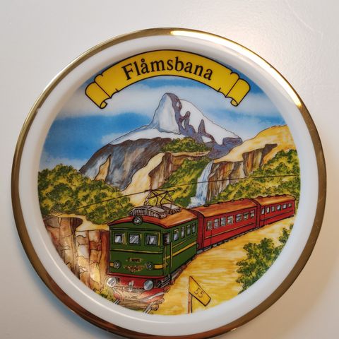 Flåmsbana suvenir platte