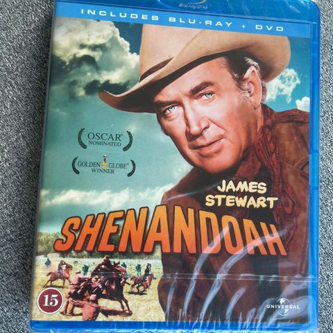 Shenandoha (blu-ray) western film klassiker, James Stewart