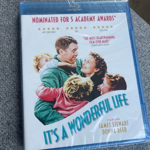 It’s A Wonderful Life (blu-ray) film klassiker jul, James Stewart, Frank Capra