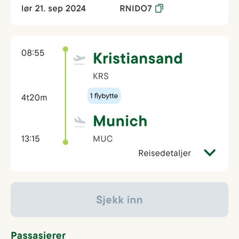 Flybilett kristiansand, kjevik til Munchen, øl festival, oktoberfest.