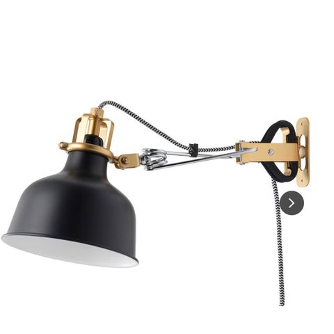 Lampe. Vegglampe. IKEA Ranarp vegglampe 2 stk