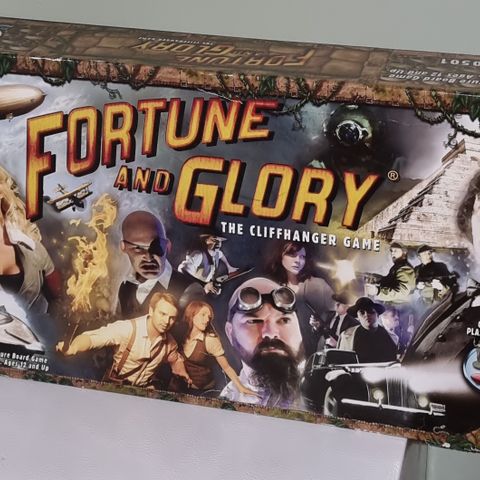 Fortune and Glory - The Cliffhanger Game med begge ekspansjoner