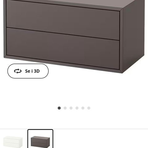 Ikea EKET kommode med to skuffer