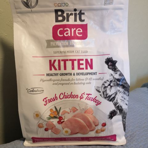 Kattungemat Brit care kitten tørrfor