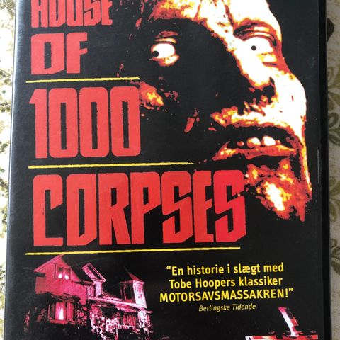 (DVD) The house of 1000 corpses (2003) Norsk tekst