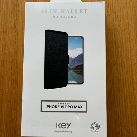 Slim Wallet Nordfjord deksel til iPhone 15 Pro Max