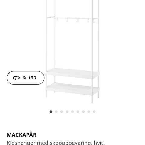 MACKAPÄR Garderobeskap fra ikea