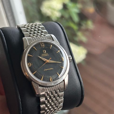 Omega Seamaster 1954 Black dial, Nylig utført service