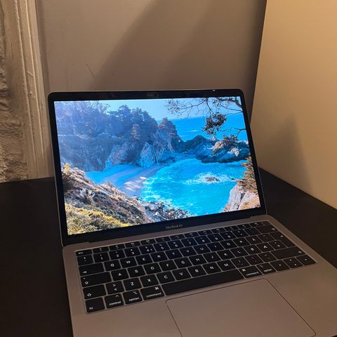 MacBook Air 2018 13-inch Retina og lader