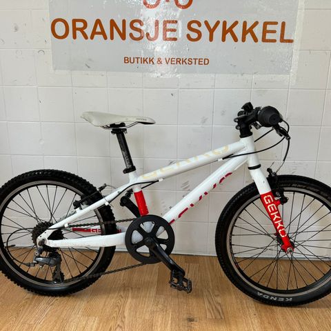 GEKKO FAST FUN 20" BARNESYKKEL/ ULTRA LETTVEKT/ NYLIG SERVICE/ VEILPRIS 5499