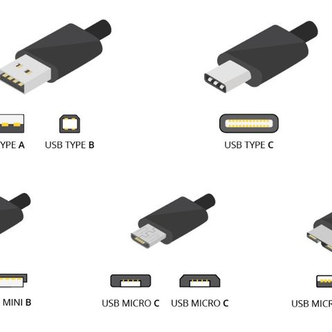 Nye Diverse Apple ladere MICRO-C USB-A USB-C Apple USB Lightning cabel